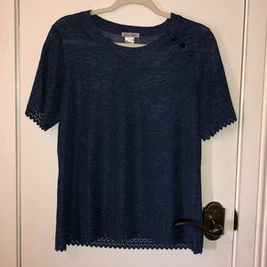 Belle Amie size PL navy blue top